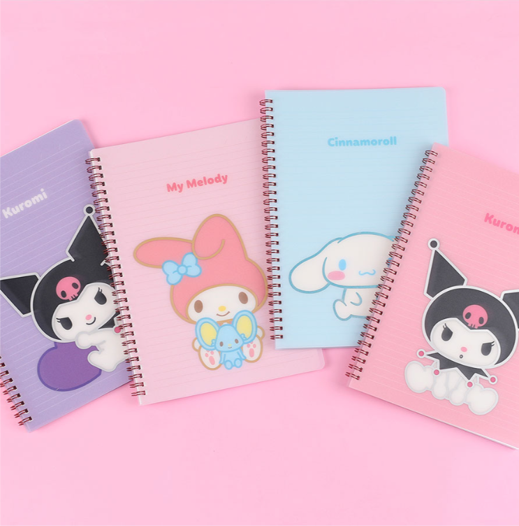 Bundle] Sanrio Characters PP Cover Notebook (Set of 4) – Lil
