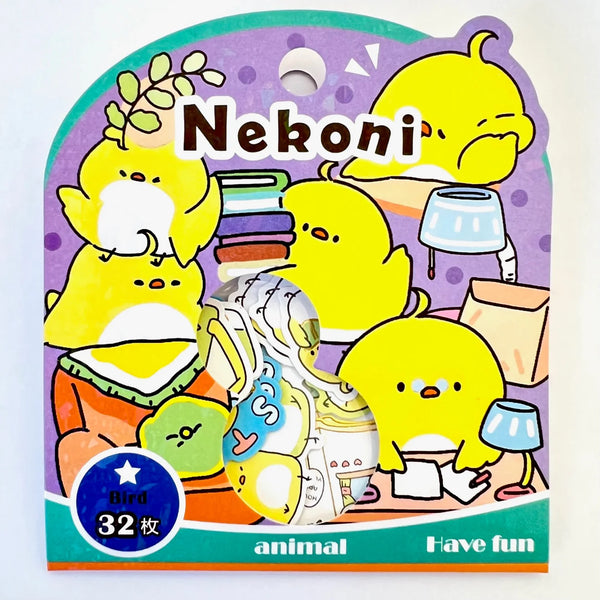 Nekoni Chick Sticker Bag 51038
