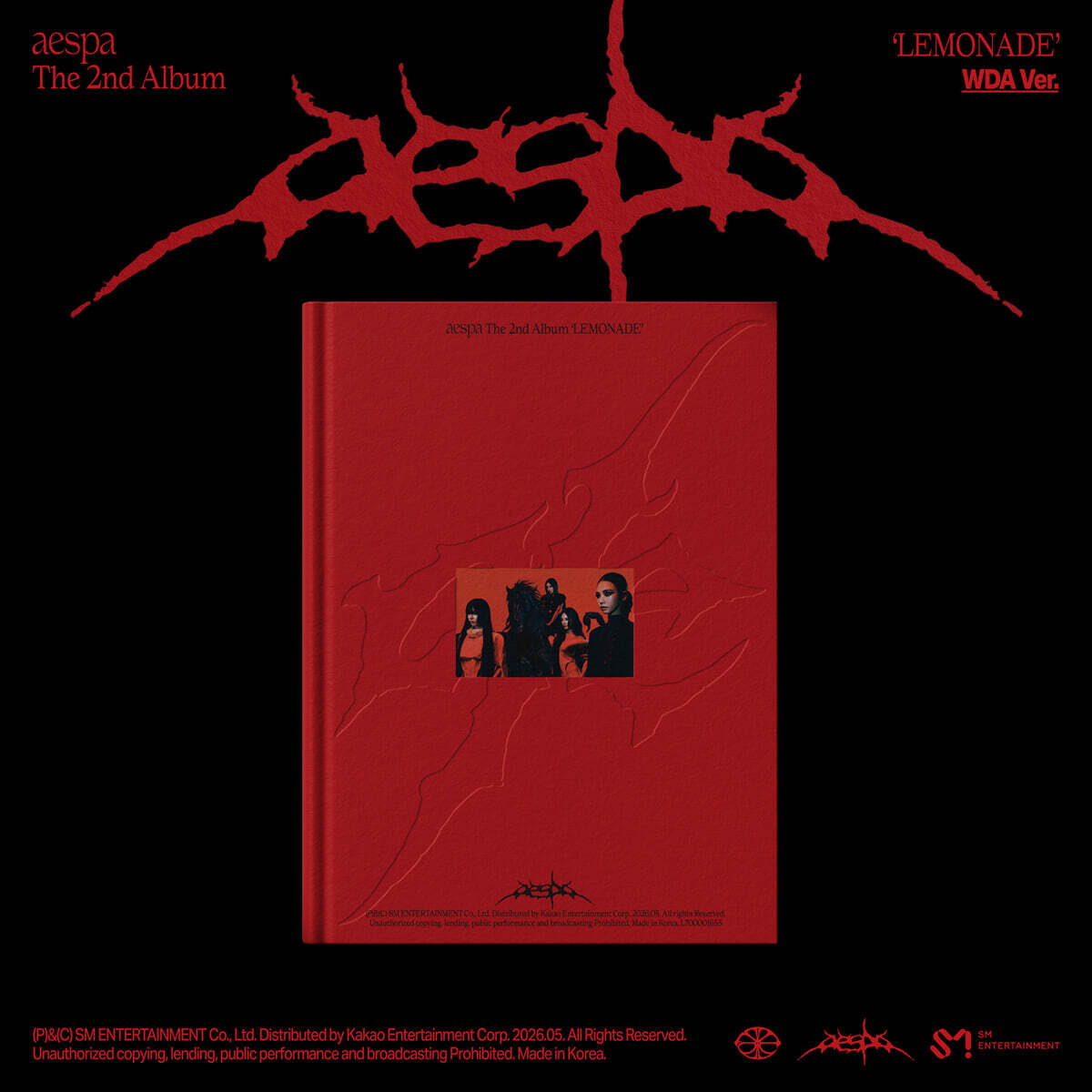 K-Pop CD Aespa - 2nd Album 'Lemonade' [WDA Ver.] – Lil