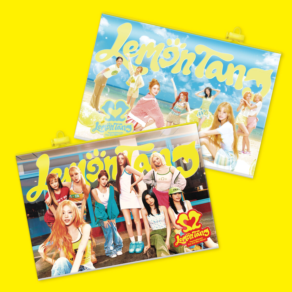 K-Pop CD Hearts2Hearts - 2nd Mini Album 'Lemon Tang' [Photobook