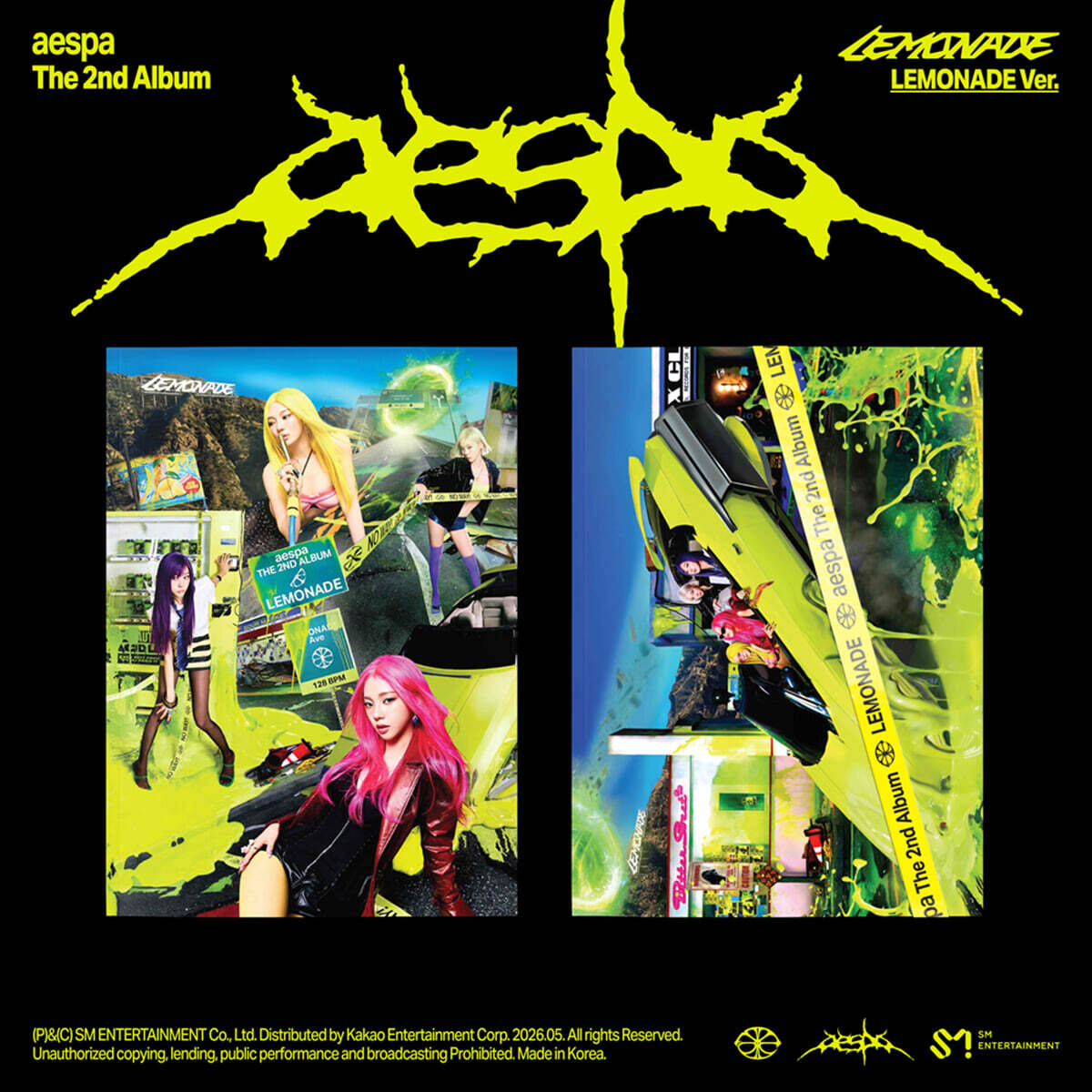 K-Pop CD Aespa - 2nd Album 'LEMONADE' – Lil Thingamajigs Hive