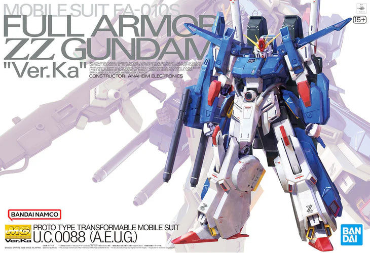 MG FA-010S Full Armor ZZ Gundam Ver. Ka Model Kit – Lil