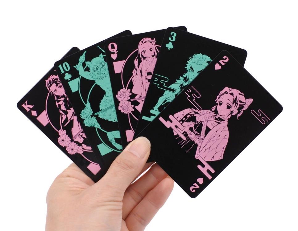 Demon Slayer - Black Playing Cards
