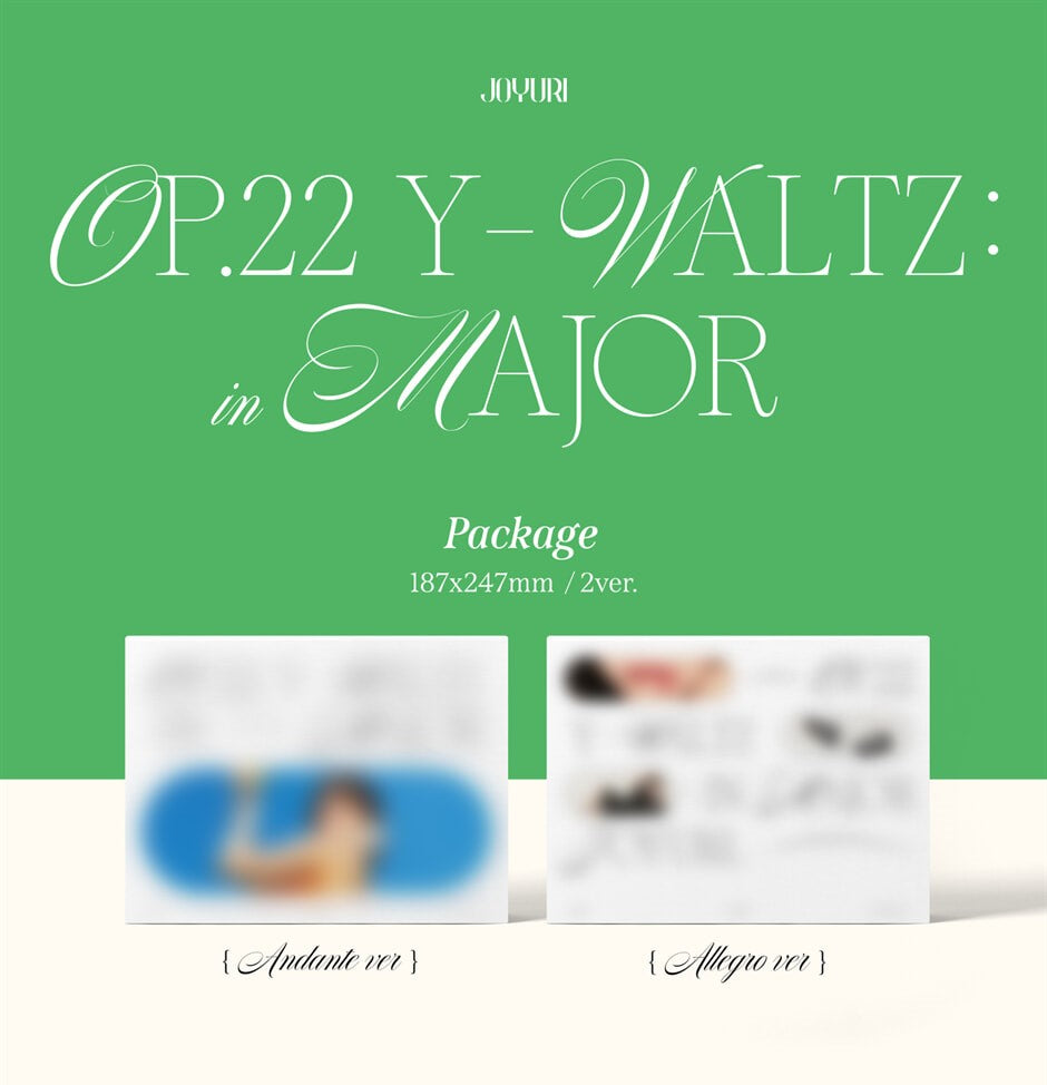 K-Pop CD Joyuri - 1st Mini Album 'Op.22 Y-Waltz: in Major'