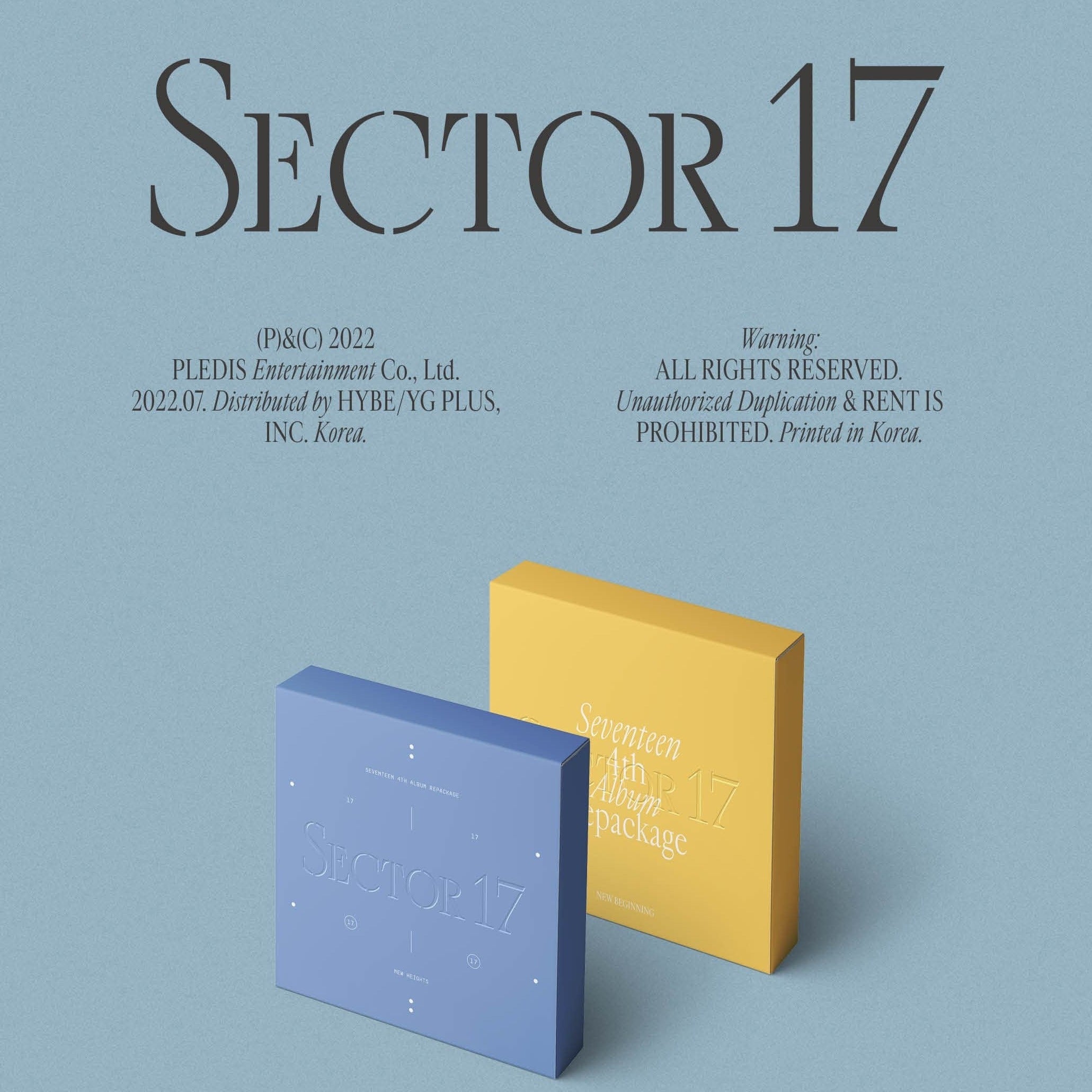 K-Pop CD Seventeen - 4th Album Repackage 'Sector 17' – Lil