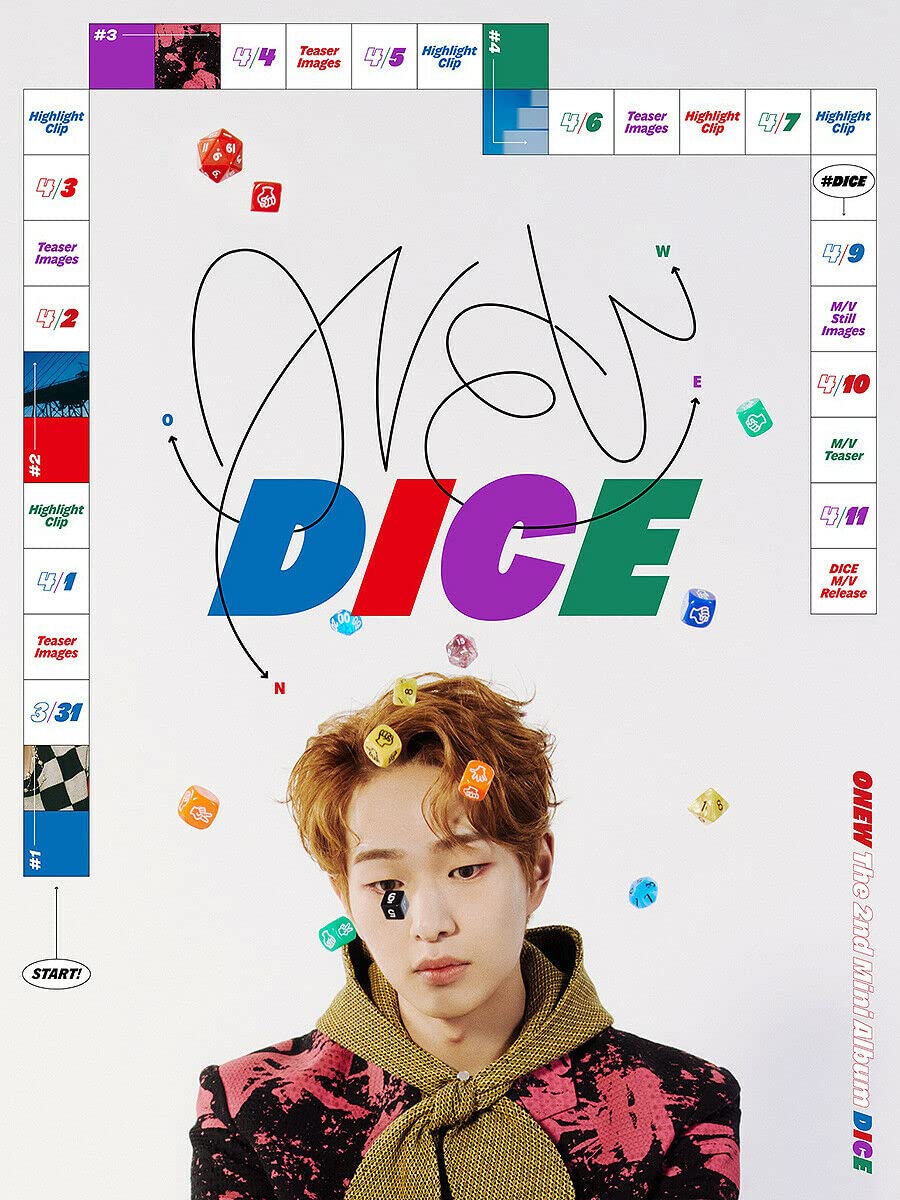 K-Pop CD Onew - 2nd Mini Album 'Dice' (Photobook Ver.)