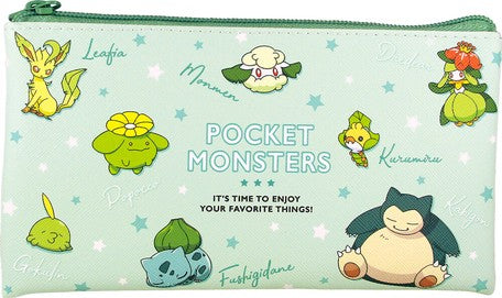 Pokémon Flat Multi Pouch - Green