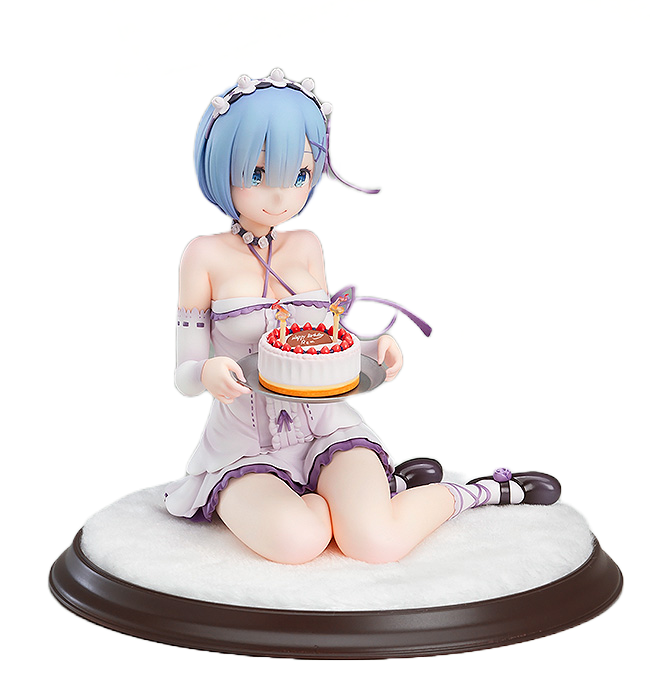 13cm Action Figure Re:life In A Different World From Zero Rem Re Zero  Birthday Cake Ver. PVC Collection Model Toy Birthday Gift