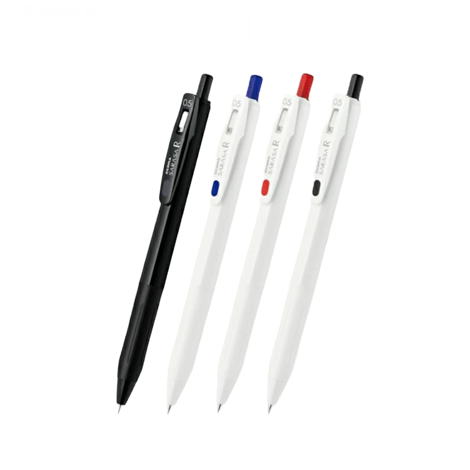  Zebra Sarasa Clip Gel Pen - 0.5 mm - Black