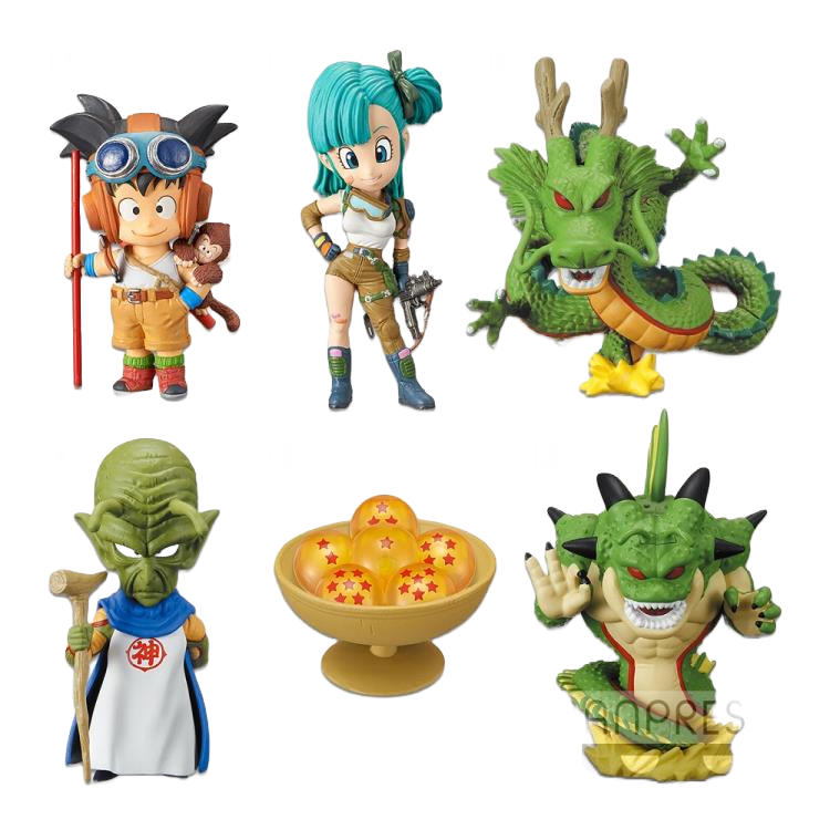 Dragon Ball Z World Collectable Figure Extra Costume Vol.1 Set of 6 Figures