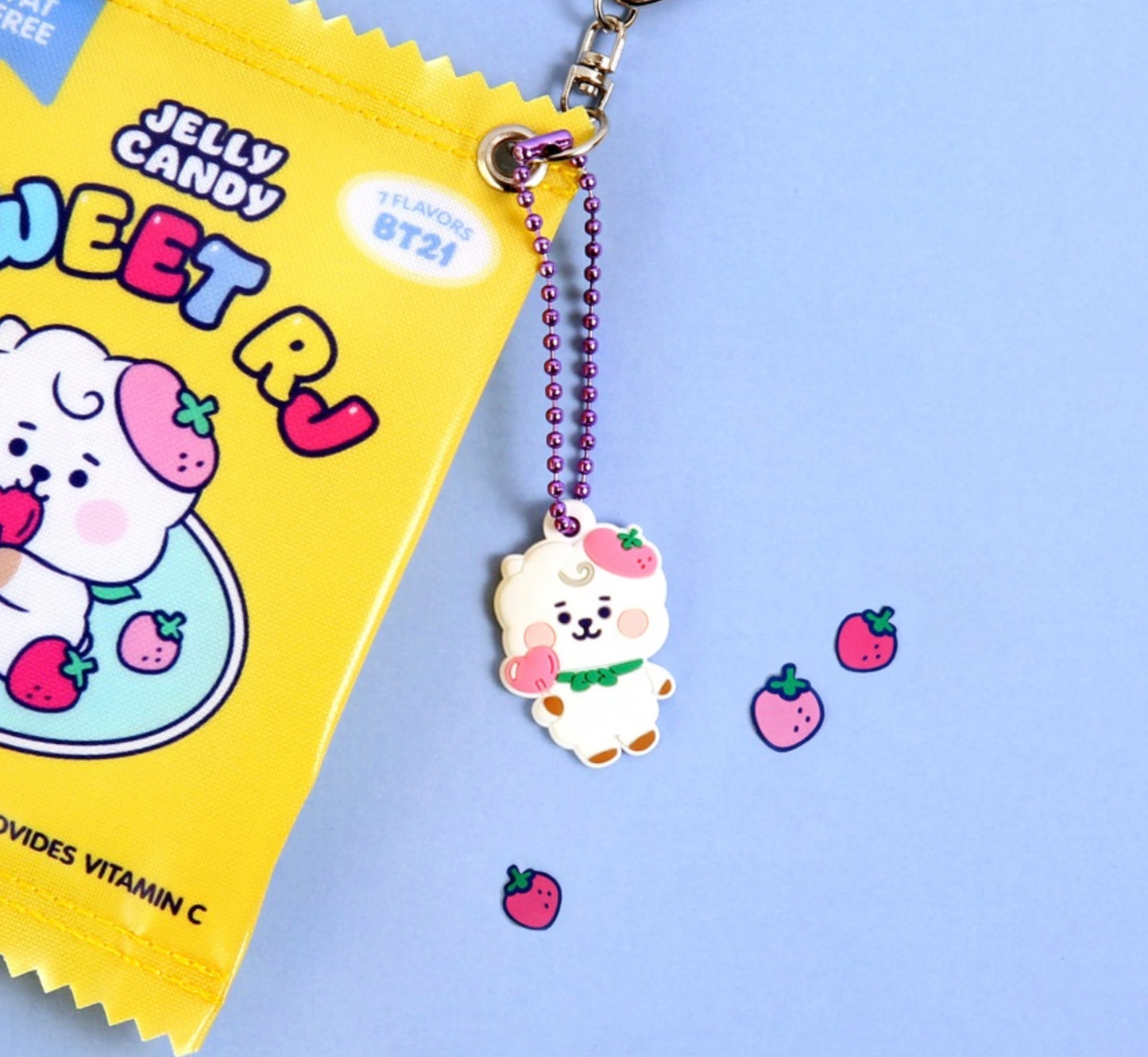 BT21 Jelly Candy Simple Keyring