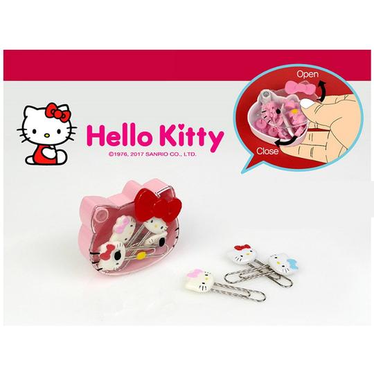 Hello Kitty Paper Clip Set w/Case