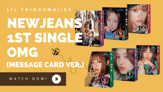Lil Thingamajigs Giveaway #15 - New Jeans 1st Single OMG (Message Card Ver.)