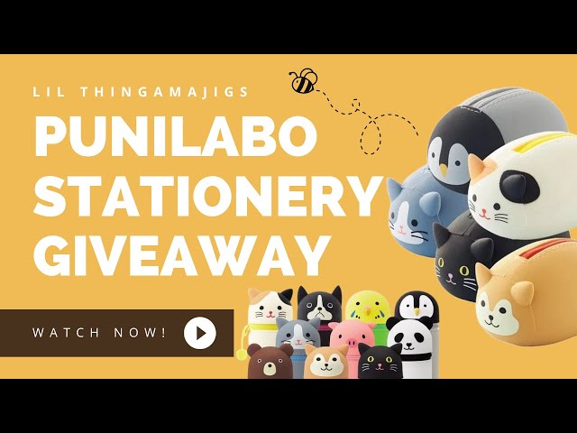 Youtube Giveaway #9  PuniLabo Stationery Haul Giveaway