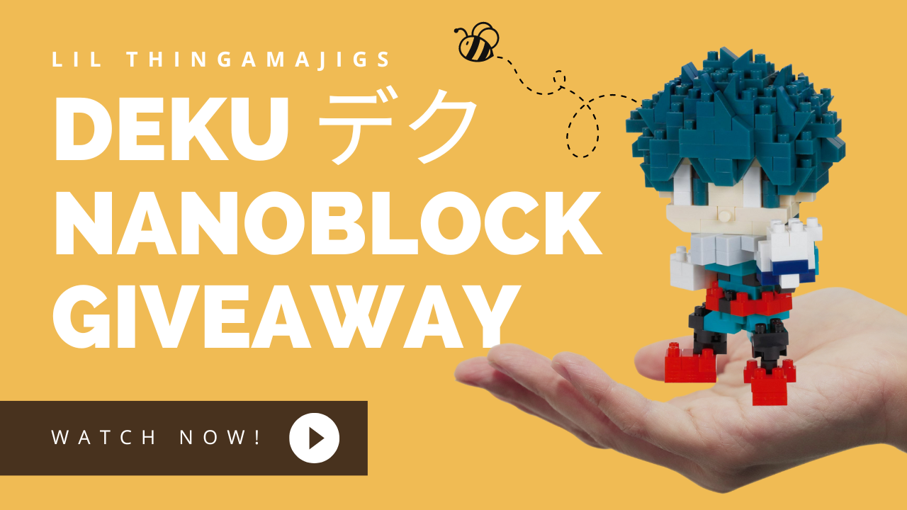 LilThinga Giveaway #10 My Hero Academia Izuku Midoriya (Deku) Nanoblock