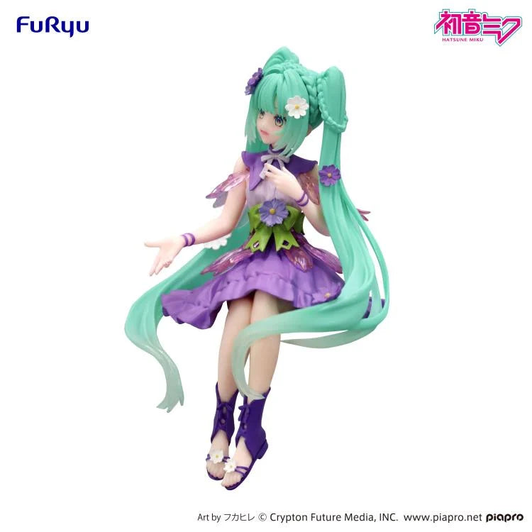 Hatsune Miku Noodle Stopper Flower Fairy Cosmos Purple Color Ver.