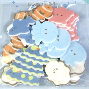 Kamio Japan Puff Sponge Sticker Flakes