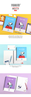 Snoopy 2-Split PP Spring Notebook