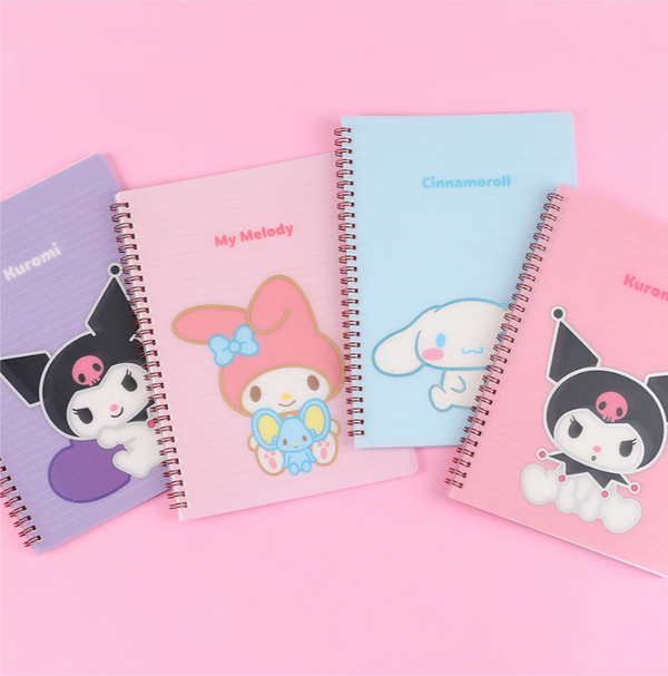 [Bundle] Sanrio Characters PP Cover Notebook (Set of 4)