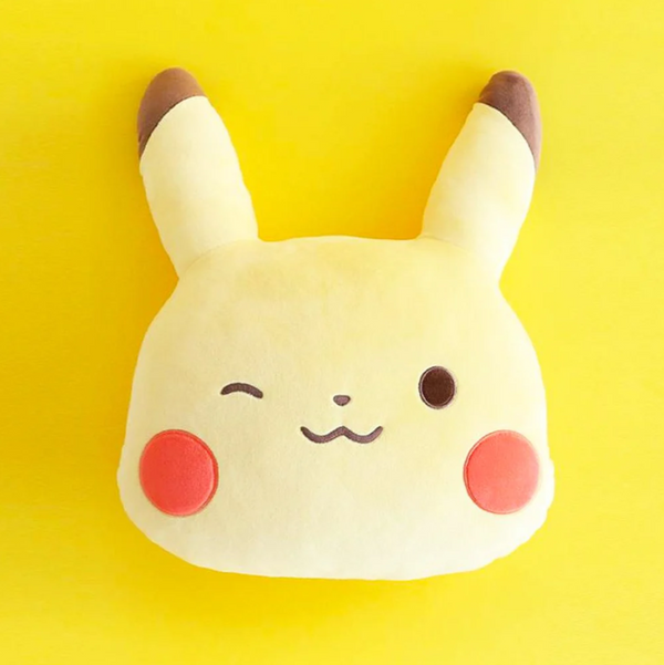 Pokemon Picachu Winking Face Cushion