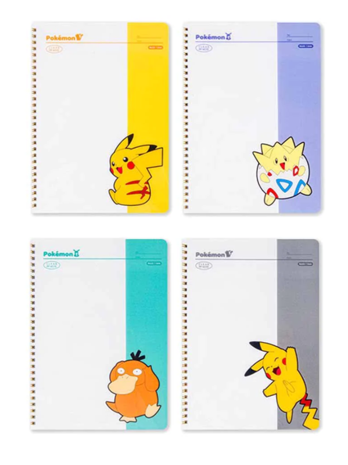 [Bundle] Pokemon Feelbox Spring Notebook (Set of 4)