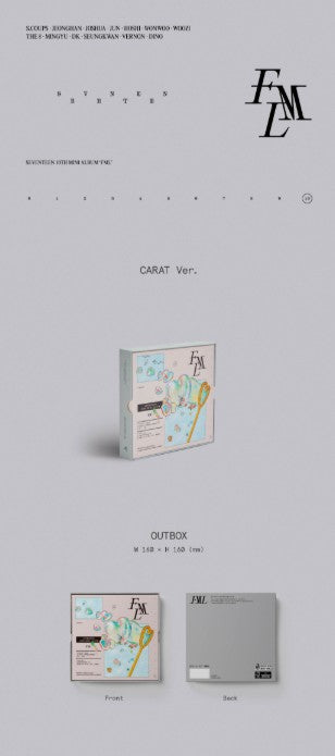 K-Pop CD SEVENTEEN - 10th Mini Album 'FML' [CARAT Ver.]