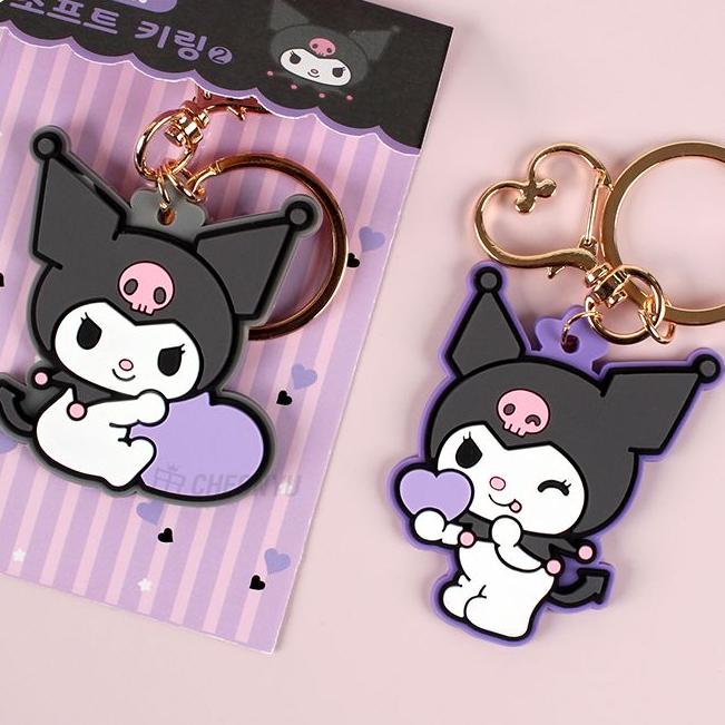 Sanrio Character Soft Rubber Keyring