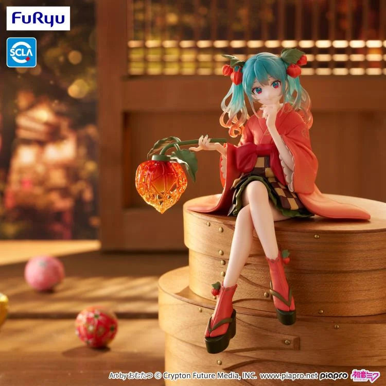 Vocaloid Noodle Stopper Figure Hatsune Miku (Flower Fairy Winter Cherry)
