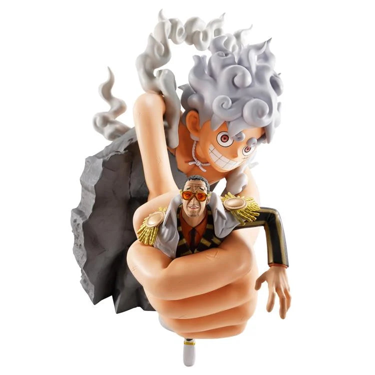 One Piece Revible Moment Ichobansho Monkey D. Luffy 5 vs. Borsalino (Burst of Energy) Figure