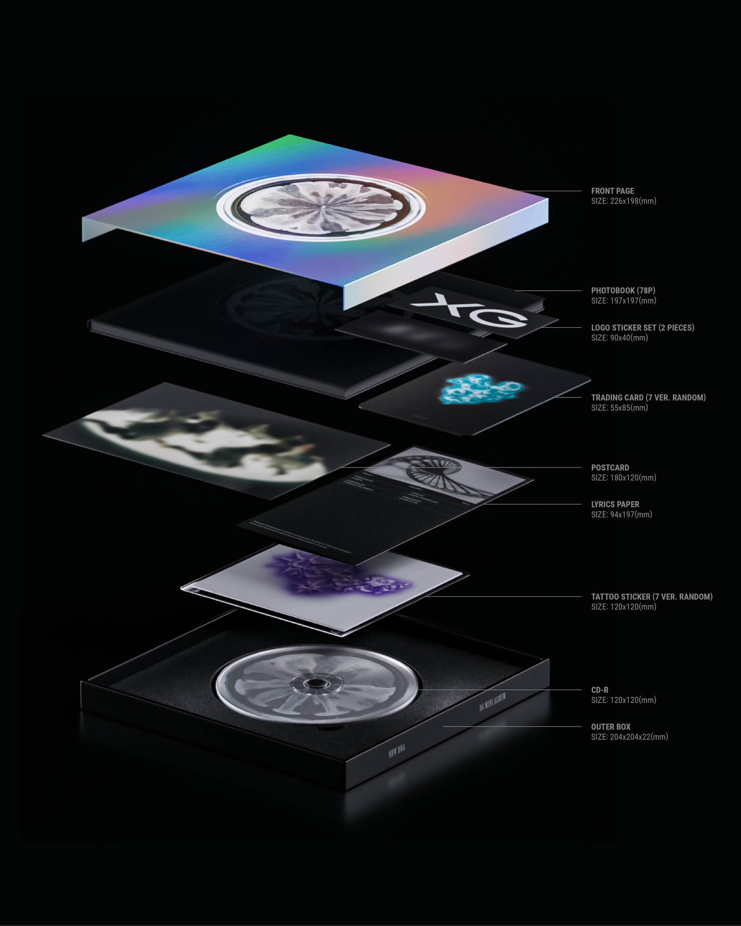 K-Pop CD XG - 1st Mini Album 'New DNA'