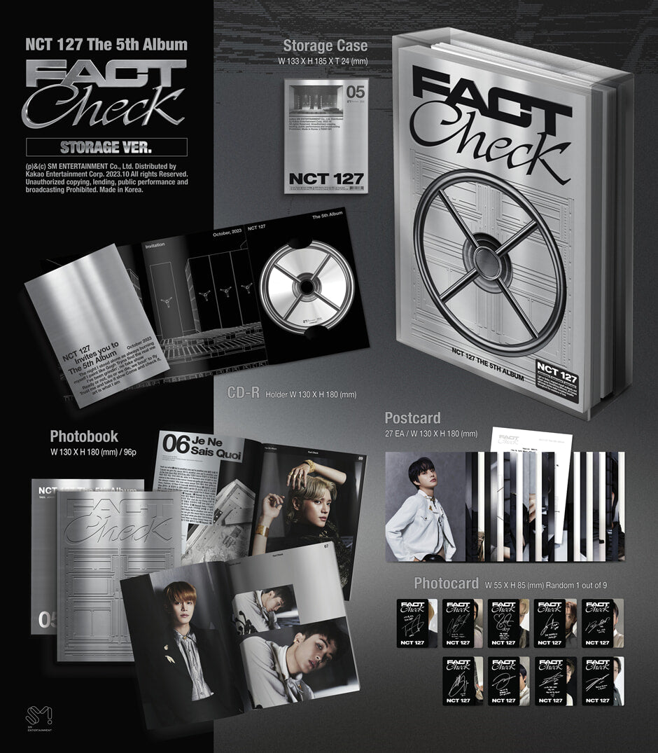 K-Pop CD NCT127 - 5th Album 'Fact Check' [Storage ver.]