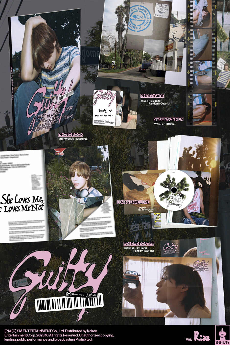 K-Pop CD Taemin - 4th Mini Album 'Guilty' [Photo Book Ver.]