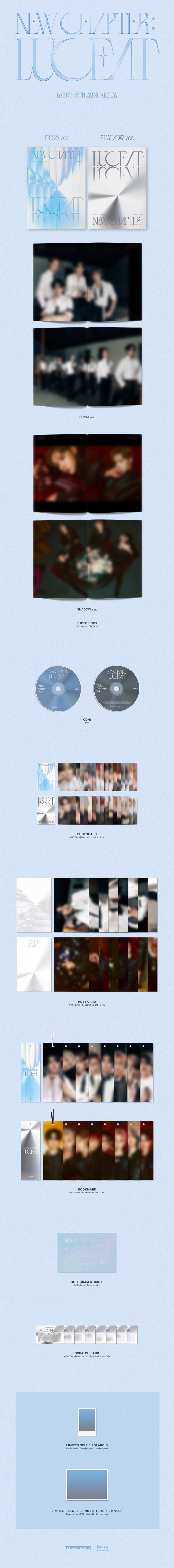 K-Pop CD BAE173 - 5th Mini Album 'New Chapter: Luceat'