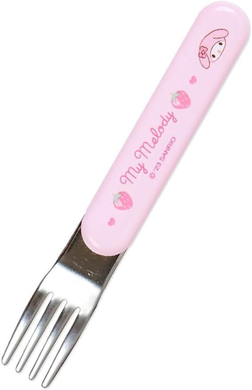 Sanrio Fork Spoon Chopsticks Tableware Set (My Melody - 013846)