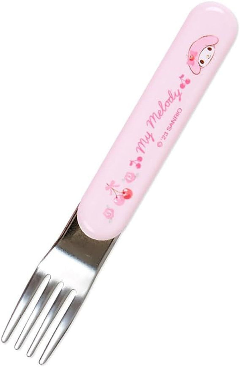 Sanrio Fork Spoon Chopsticks Tableware Set (My Melody - 015725)