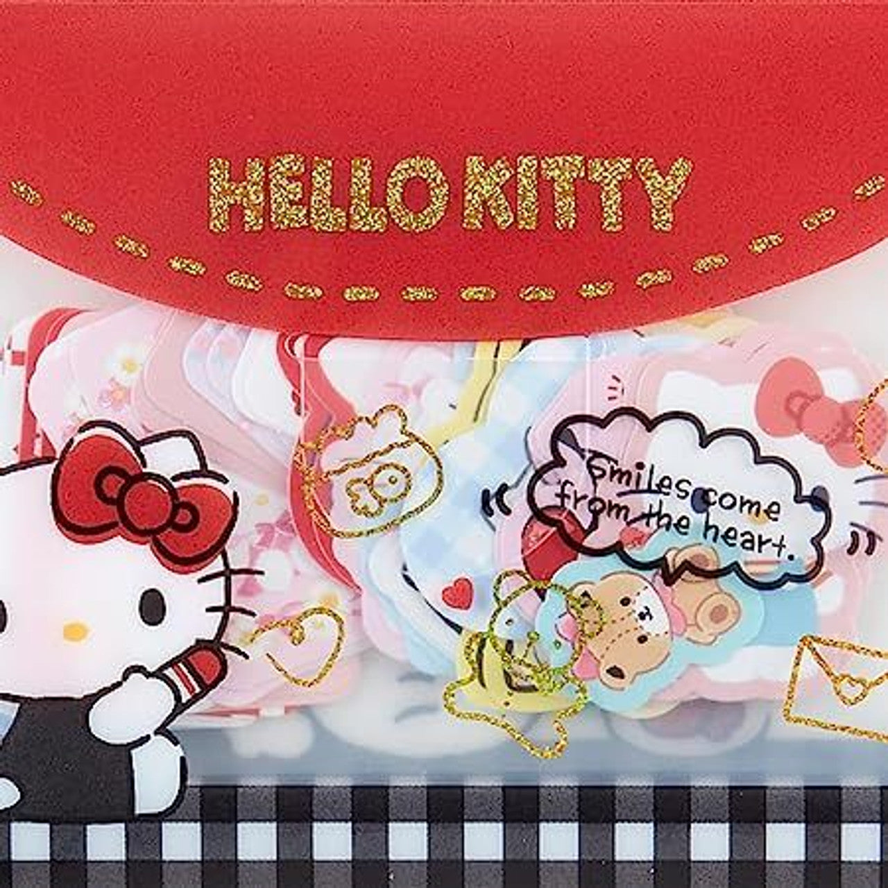 Sanrio Characters Flake Stickers - Hello Kitty