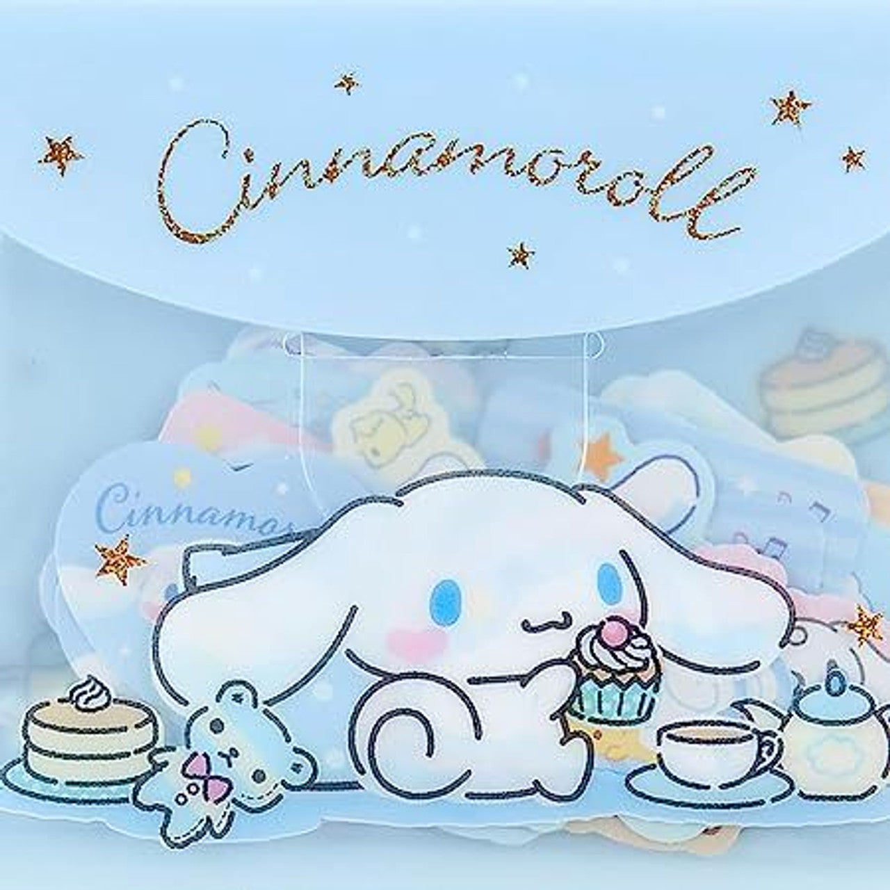 Sanrio Characters Flake Stickers - Cinnamoroll