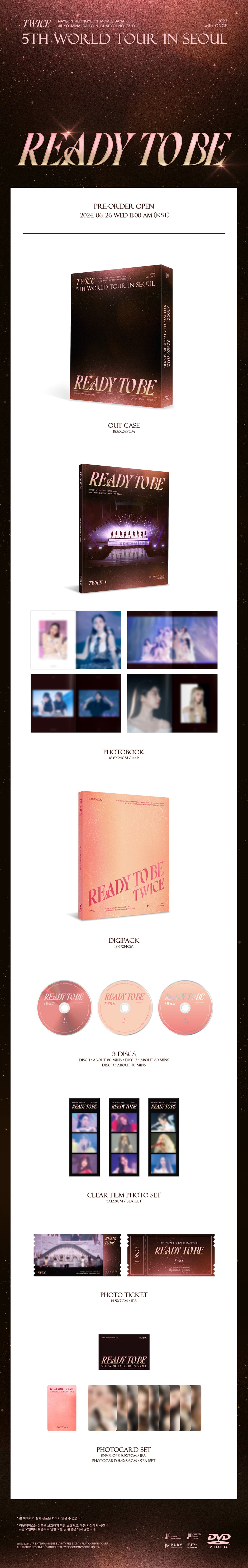 K-Pop DVD Twice - 5th World Tour "Ready To Be" in Seoul