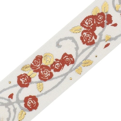 BGM Flower and Plant Music Masking Tape (Rose SDG097)