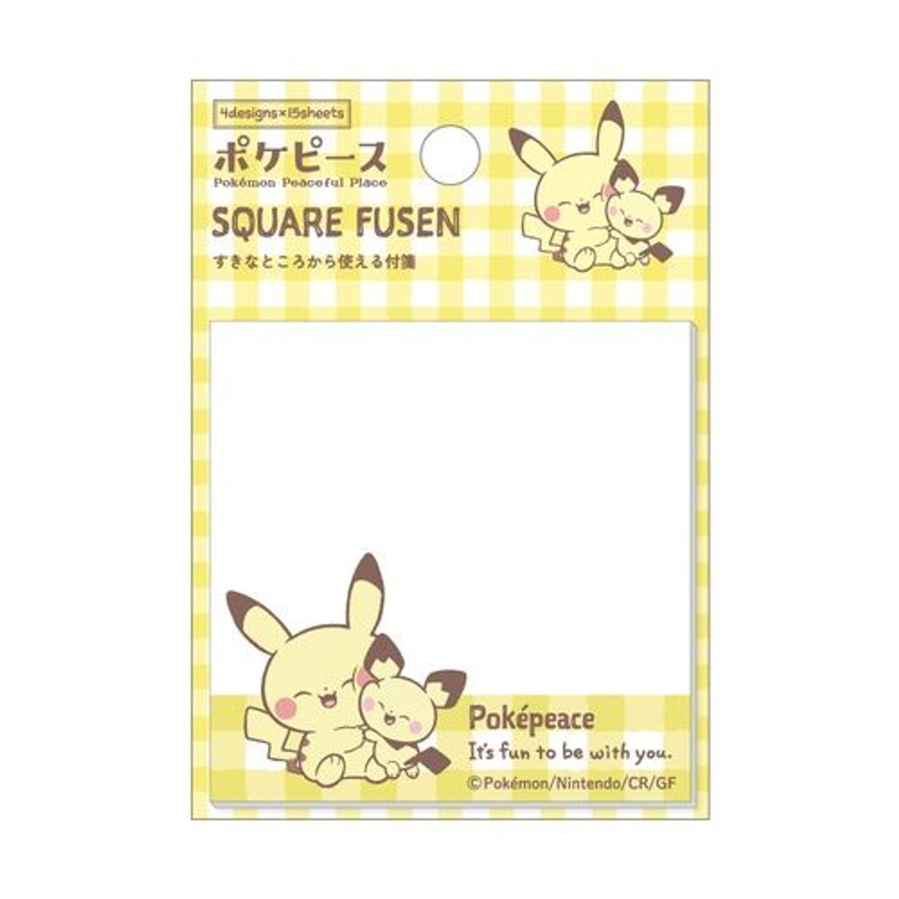 Marimo Craft Pokemon Square Sticky Memo Pad