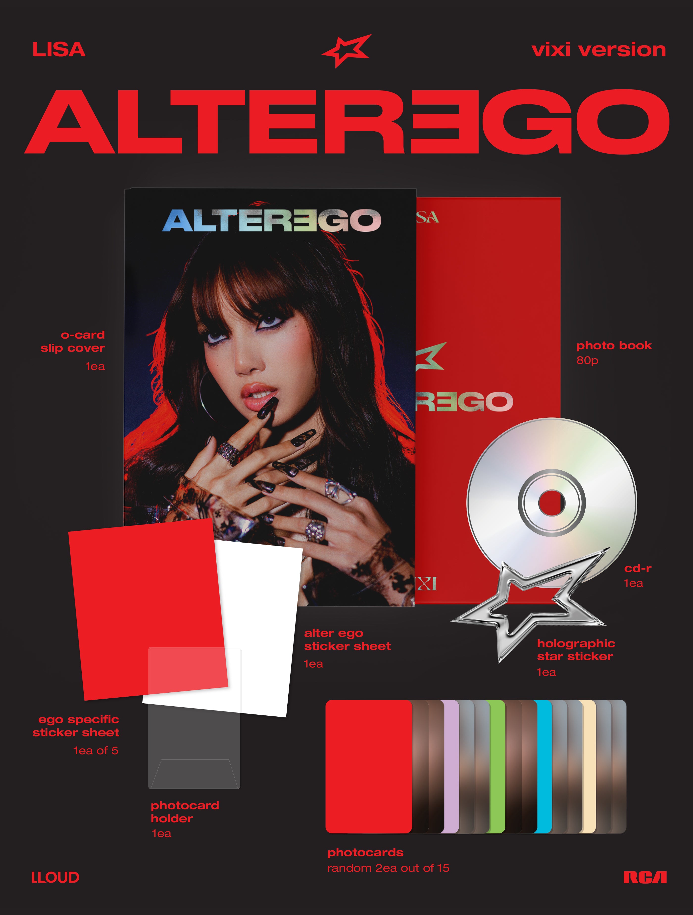 K-Pop CD LISA 'Alter Ego' [Photobook]