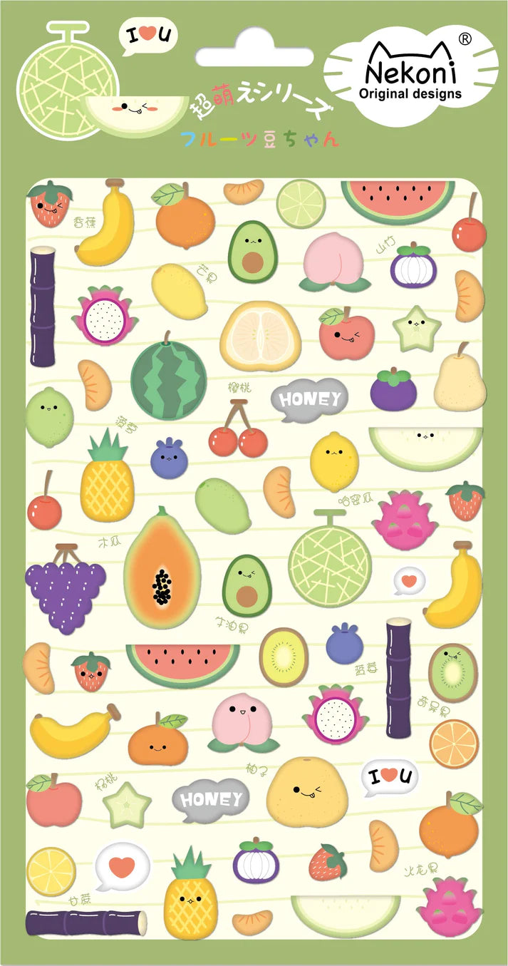 Nekoni Fruit Sticker 50576