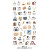 NB Mini Animal Stickers (Penguin x Night 5094130)