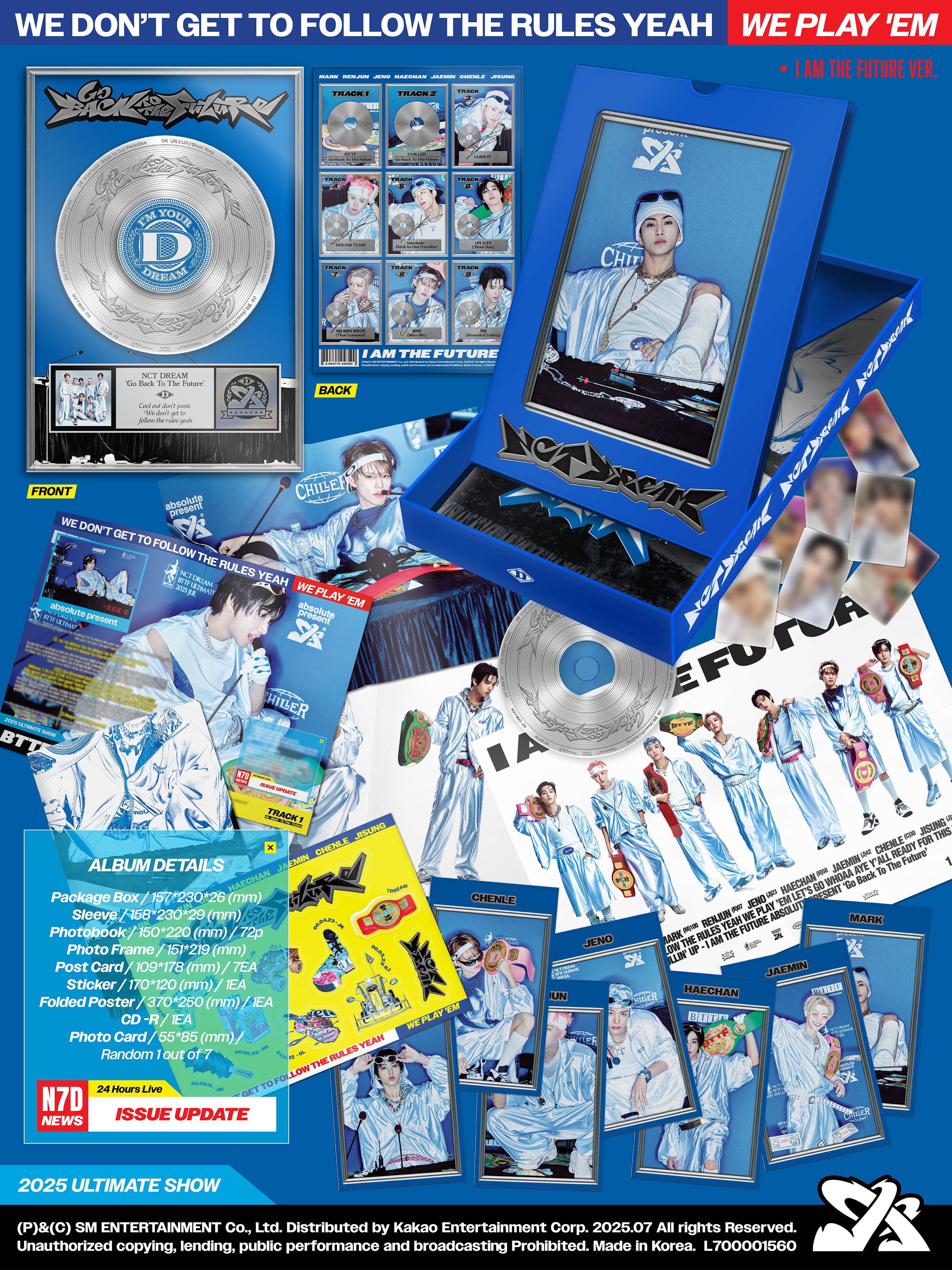 K-Pop CD NCT DREAM - 'Go Back To The Future' [I AM THE FUTURE Ver.]