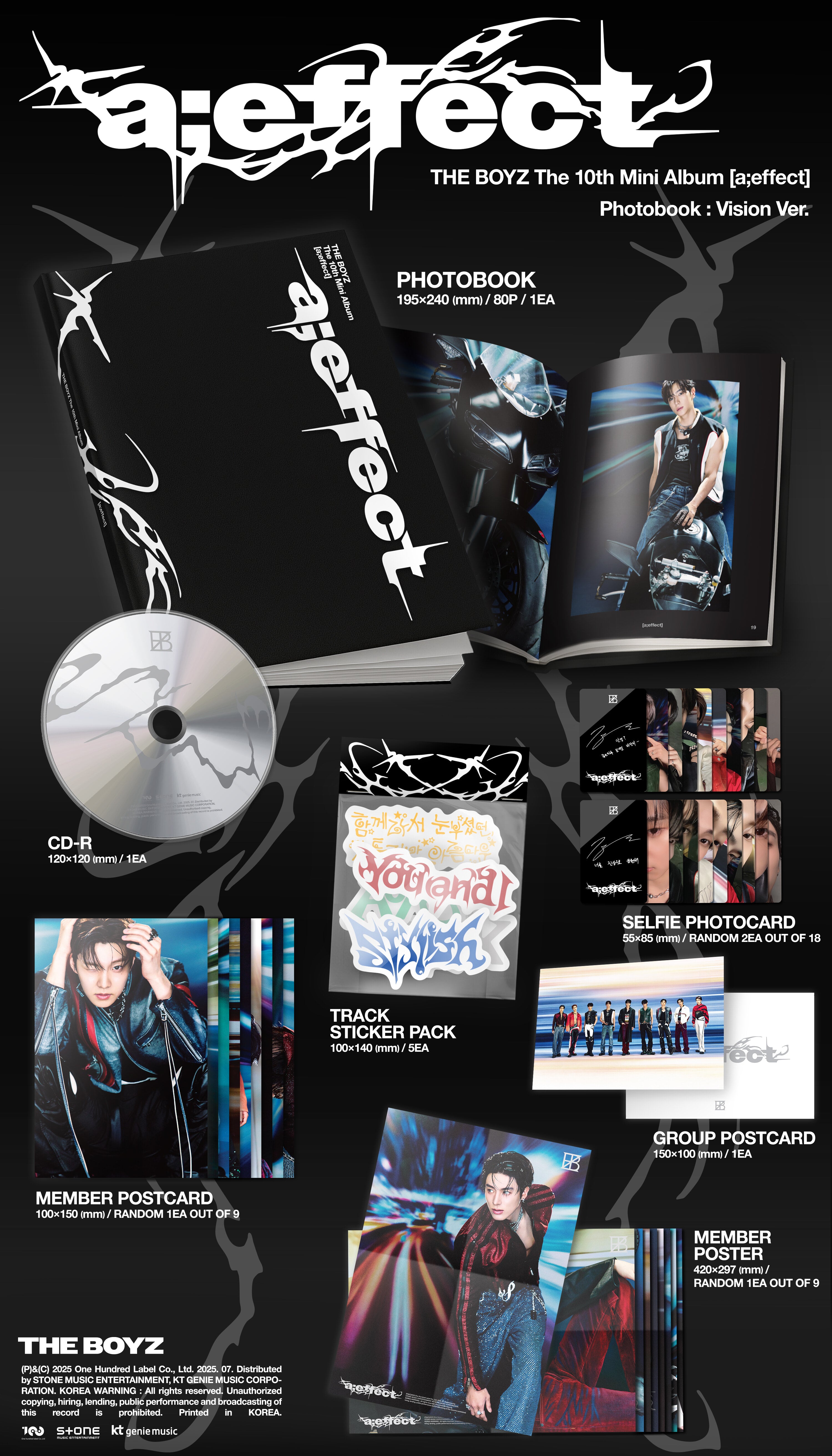 K-Pop CD The Boyz - 10th Mini Album 'a;effect' – Lil Thingamajigs Hive