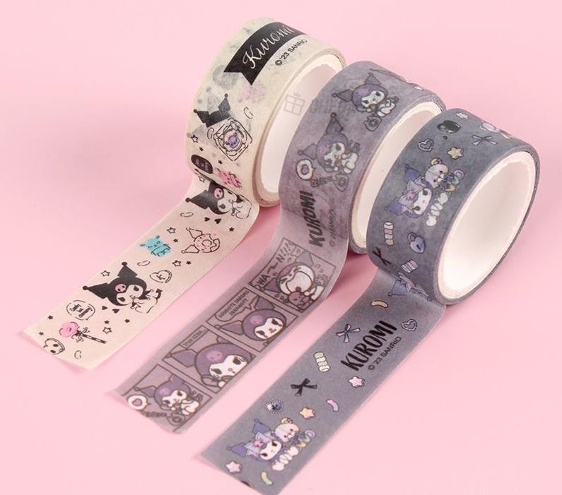 Kuromi Masking Tape Set - 8pcs