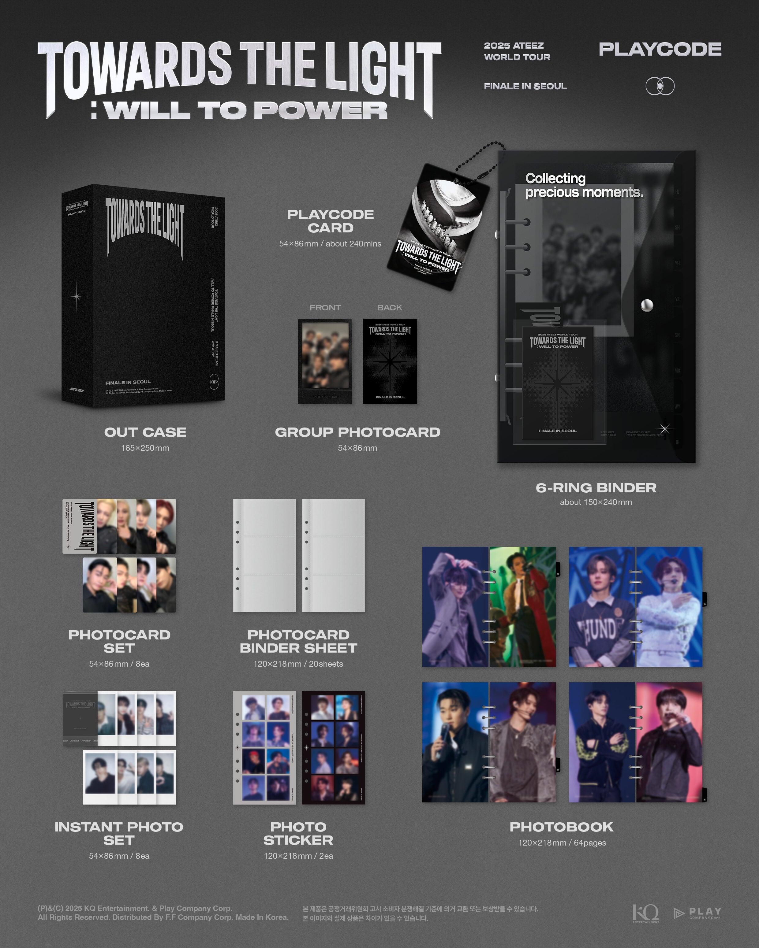 K-Pop Playcode ATEEZ - 2025 ATEEZ World Tour 'Towards The Light: Will to Power' Finale in Seoul