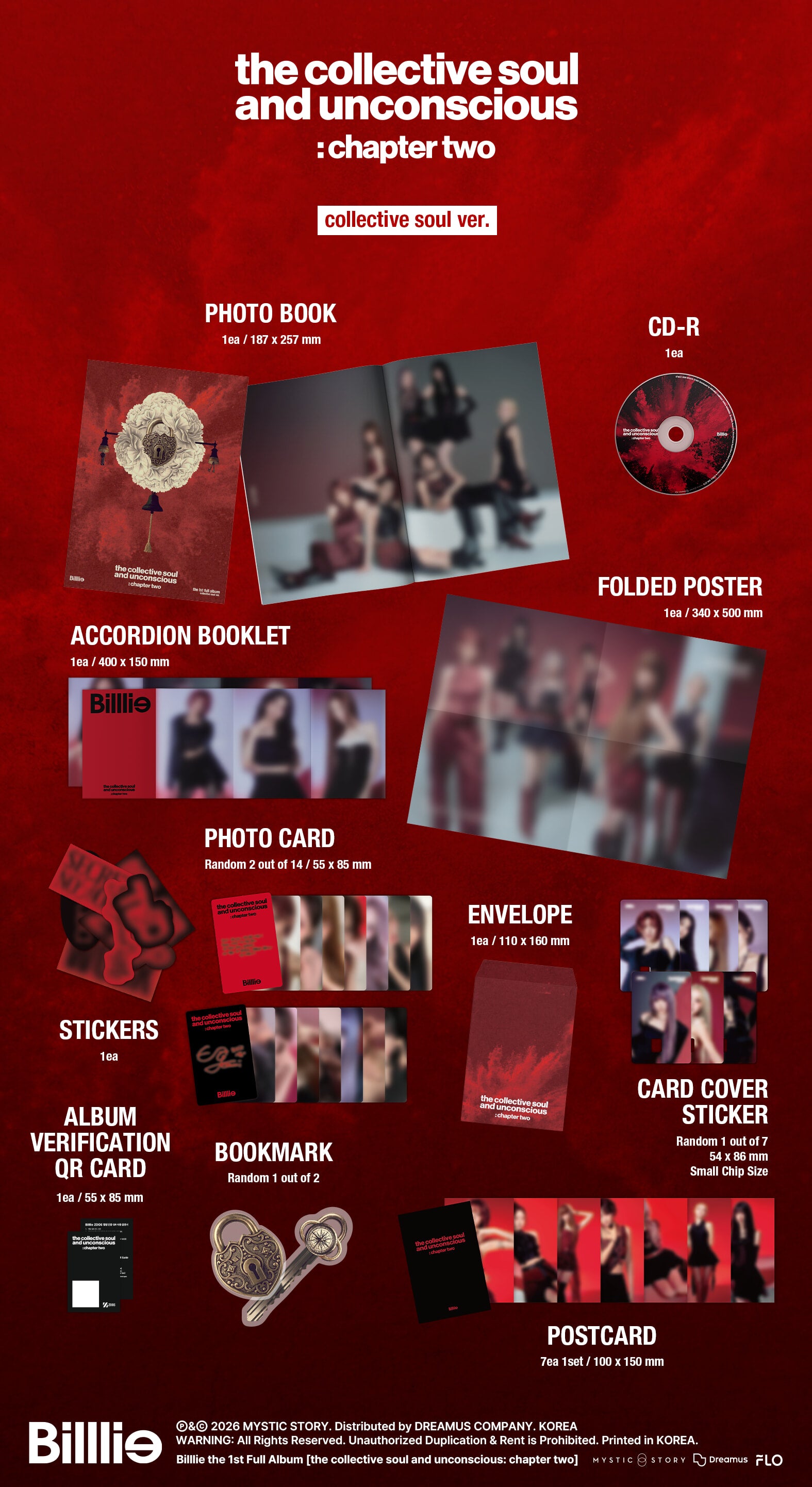 K-Pop CD Billlie - 1st Full Album 'the collective soul and unconscious: chapter two' [collective soul ver.]