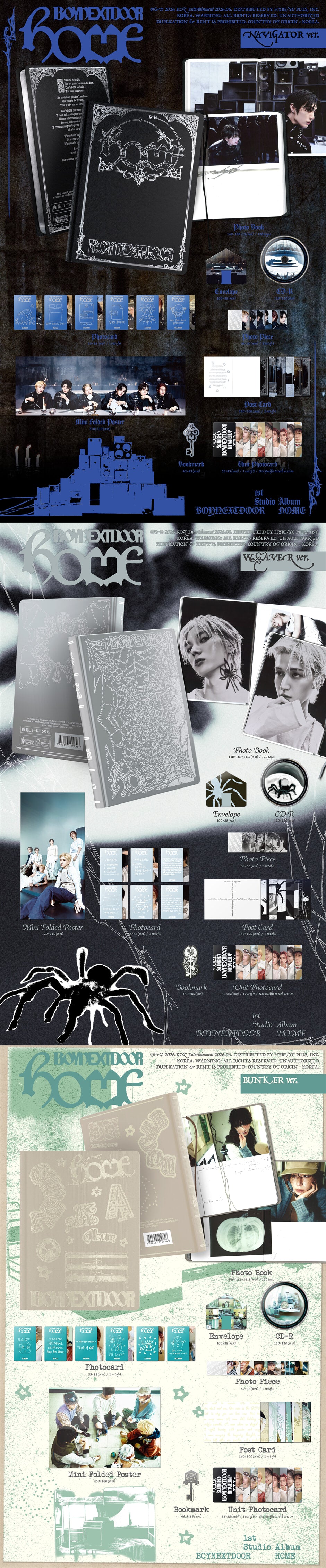 K-Pop CD Boynextdoor - 1st Studio Album 'Home'