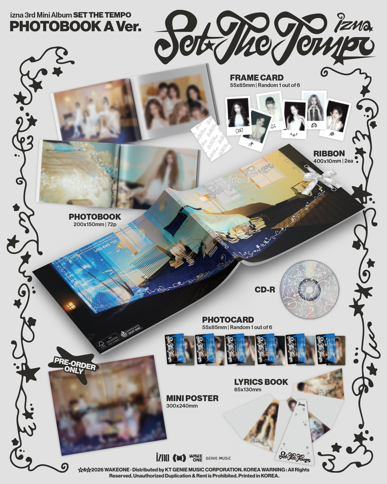 K-Pop CD izna - 3rd Mini Album 'SET THE TEMPO' [PHOTOBOOK ver.]